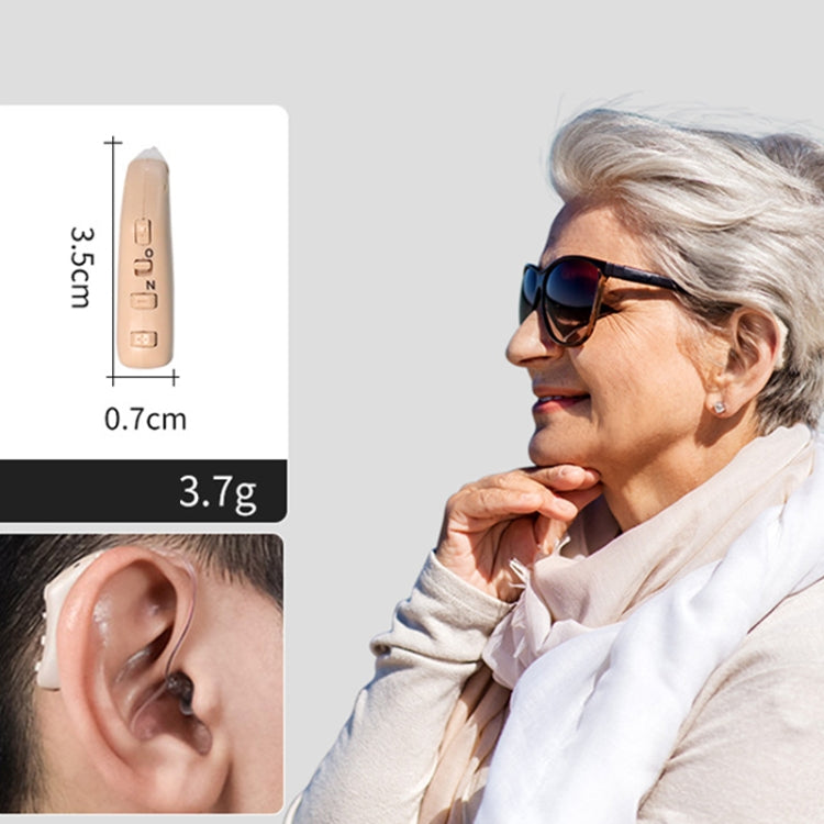 G28 Old Man Hearing Aid Sound Amplifier Sound Collector, Style: Left Ear(Blue) - Hearing Aids by PMC Jewellery | Online Shopping South Africa | PMC Jewellery