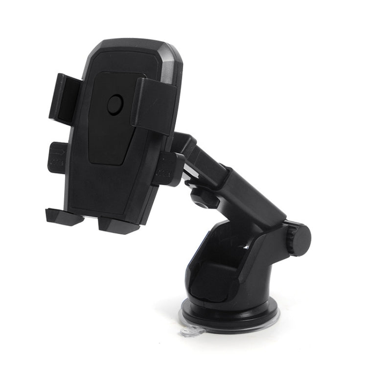 Car Telescopic Rod Automatic Lock Mobile Phone Bracket(A Black) - Car Holders by PMC Jewellery | Online Shopping South Africa | PMC Jewellery