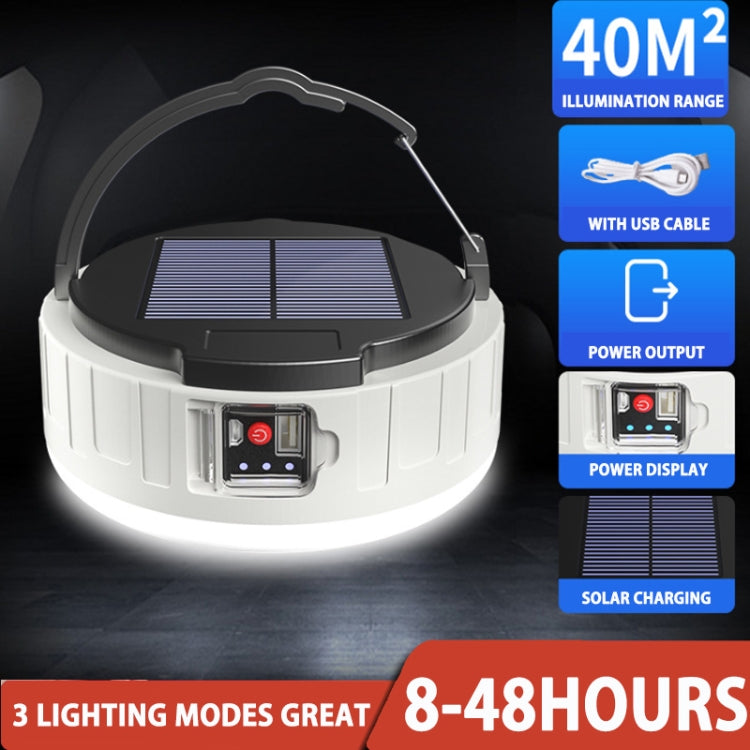 HB208 Solar Power 100W 37 LED Household Emergency Light Mobile Night Market Light Camping Light - Camping Lighting by PMC Jewellery | Online Shopping South Africa | PMC Jewellery