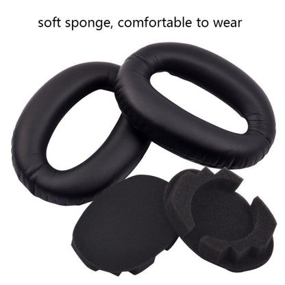 2 PCS Headset Comfortable Sponge Cover For Sony WH-1000xm2/xm3/xm4, Colour: (1000X / 1000XM2)Beige Protein With Card Buckle - Earmuff & Pad by PMC Jewellery | Online Shopping South Africa | PMC Jewellery