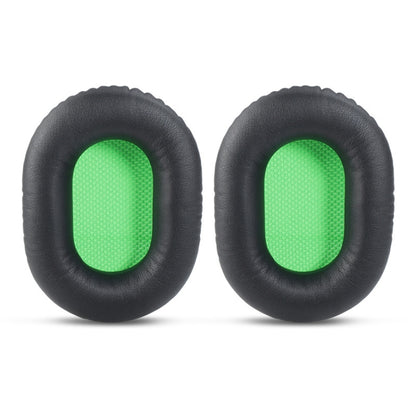 2 PCS Headset Sponge Cover For Razer V2, Colour: Black Skin Green Net - Earmuff & Pad by PMC Jewellery | Online Shopping South Africa | PMC Jewellery