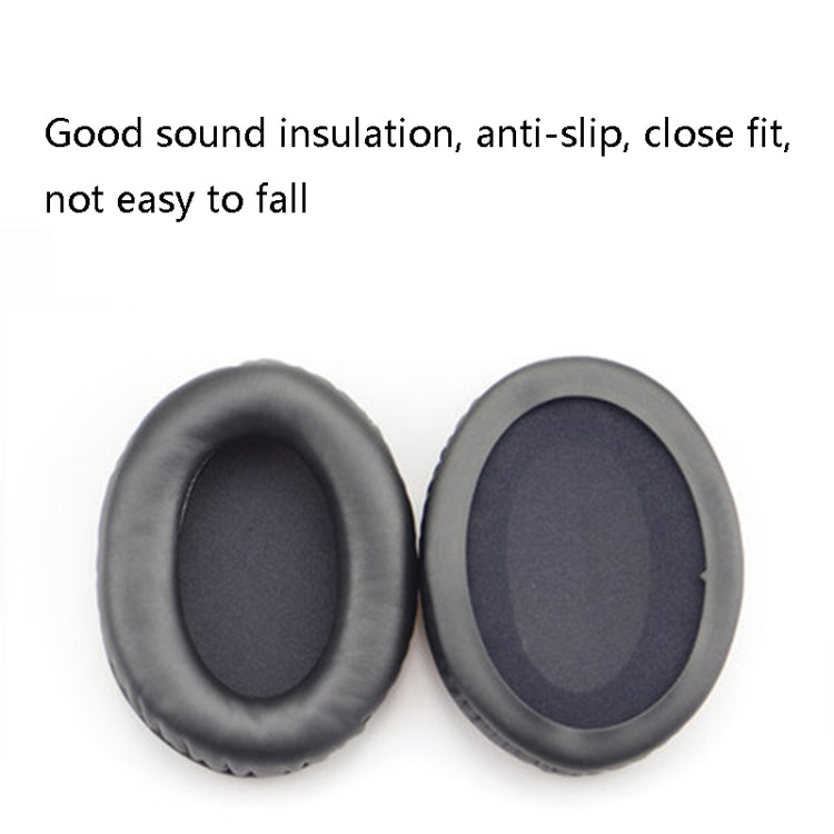 1 Pairs Headset Sponge Cover Ear Pad Leather Case For Kingston Cloud Silver II, Colour: Black - Earmuff & Pad by PMC Jewellery | Online Shopping South Africa | PMC Jewellery