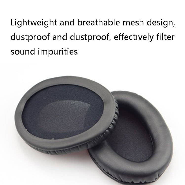 1 Pairs Headset Sponge Cover Ear Pad Leather Case For Kingston Cloud Silver II, Colour: White Splicing - Earmuff & Pad by PMC TechLife | Online Shopping South Africa | PMC TechLife