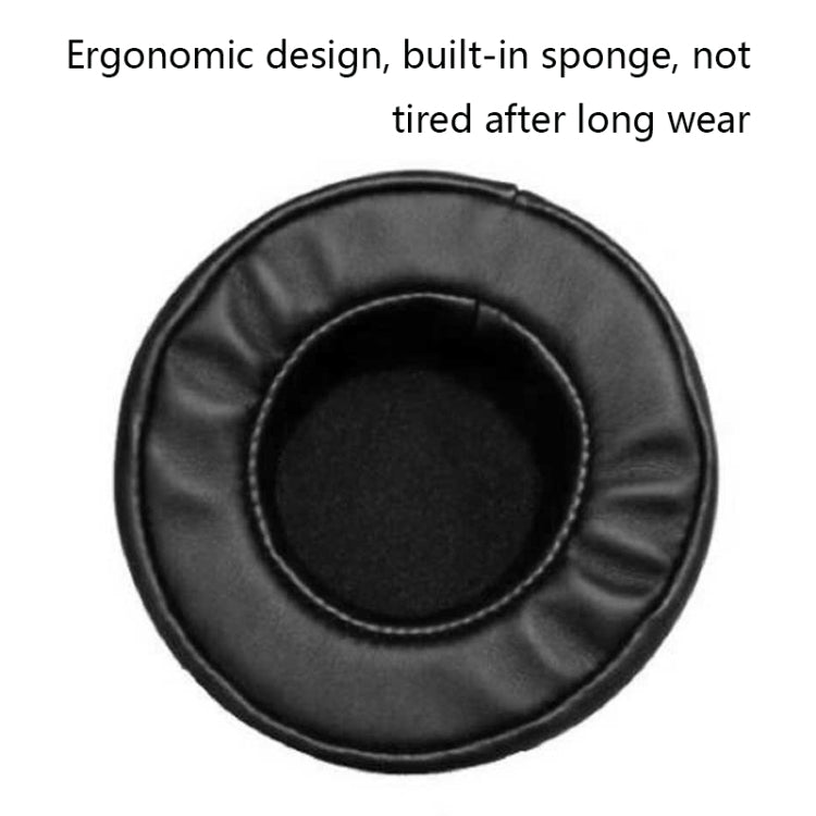 2 PCS For ZIDLI ZH17 Thickened Sponge Headset Cover(Black) - Earmuff & Pad by PMC TechLife | Online Shopping South Africa | PMC TechLife