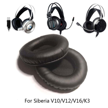 3 Pairs Headset Sponge Cover For XIBERIA V10 / V12 / V16 / K3(Black) - Earmuff & Pad by PMC Jewellery | Online Shopping South Africa | PMC Jewellery