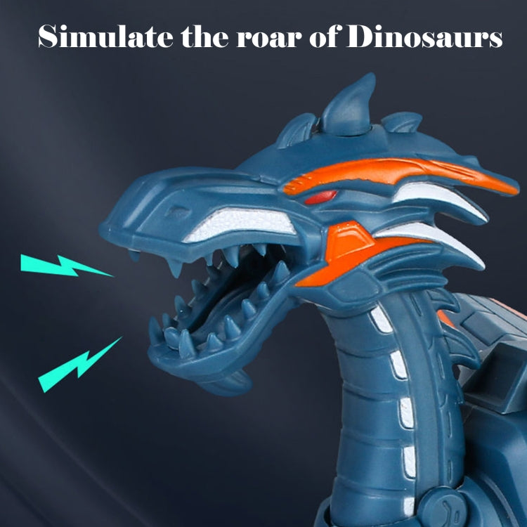 Electric Mechanical Dinosaur Toy Simulation Animal Toy Multifunctional Sound And Light Toy, Style: Spray-Blue - Music Toys by PMC Jewellery | Online Shopping South Africa | PMC Jewellery