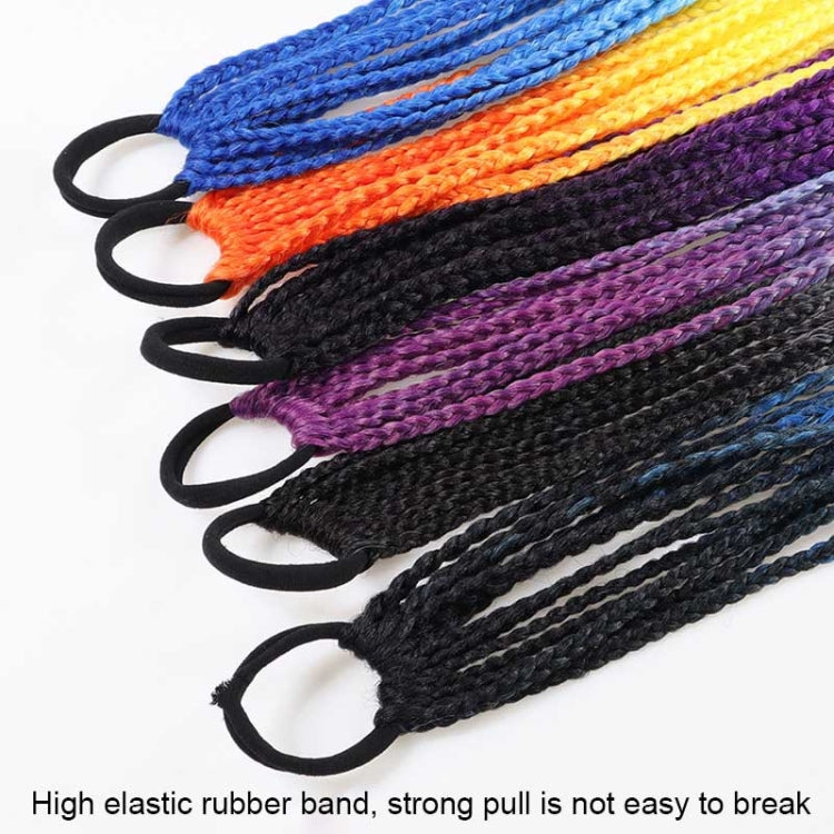 FQXBMW Colorful Braid Hair Band Wigs Corn Silk Colorful Dreadlocks Ponytail, Color: 29 - Wigs by PMC Jewellery | Online Shopping South Africa | PMC Jewellery