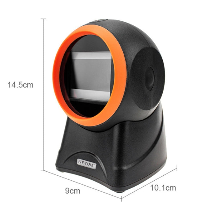 NETUM 2050 Supermarket Cashier Barcode QR Code Scanner Desktop Vertical Scanner, Specification： Regular Version - Barcode Scanner by NETUM | Online Shopping South Africa | PMC Jewellery