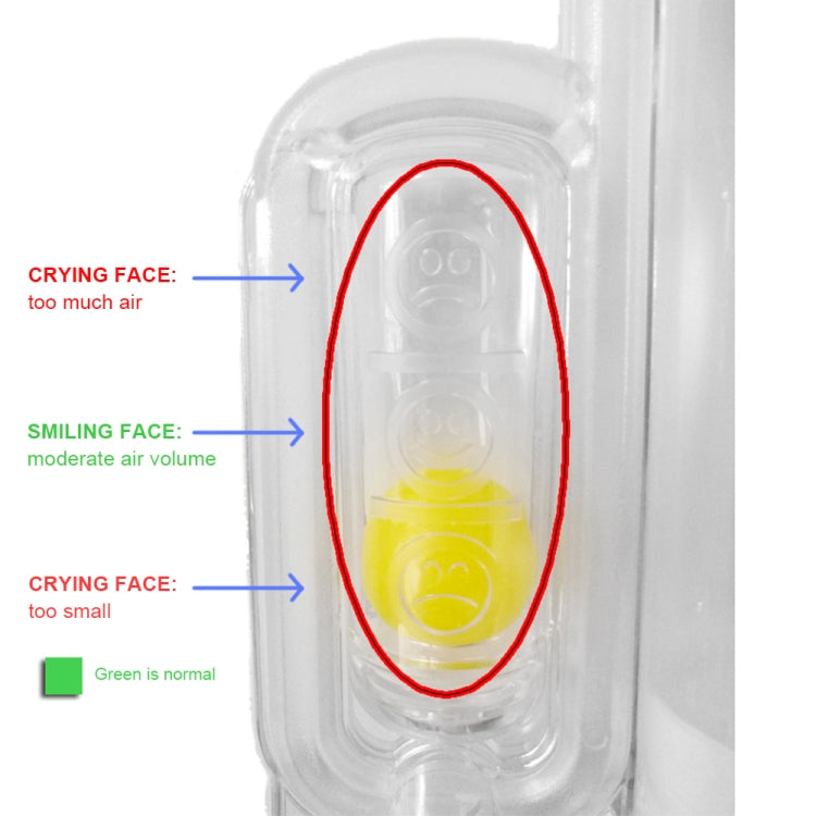 Respiratory Training Device Lung Capacity Training Pulmonary Function Exercise Rehabilitation Device, Specification: Single Ball  5000ml - Others by PMC Jewellery | Online Shopping South Africa | PMC Jewellery