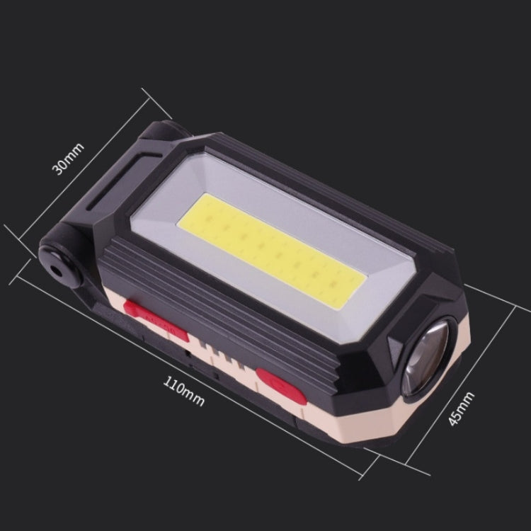 W560 COB + T6 Glare Car Inspection Working Light USB Charging LED Folding Camping Lamp with Hook + Magnet - Camping Lighting by PMC TechLife | Online Shopping South Africa | PMC TechLife