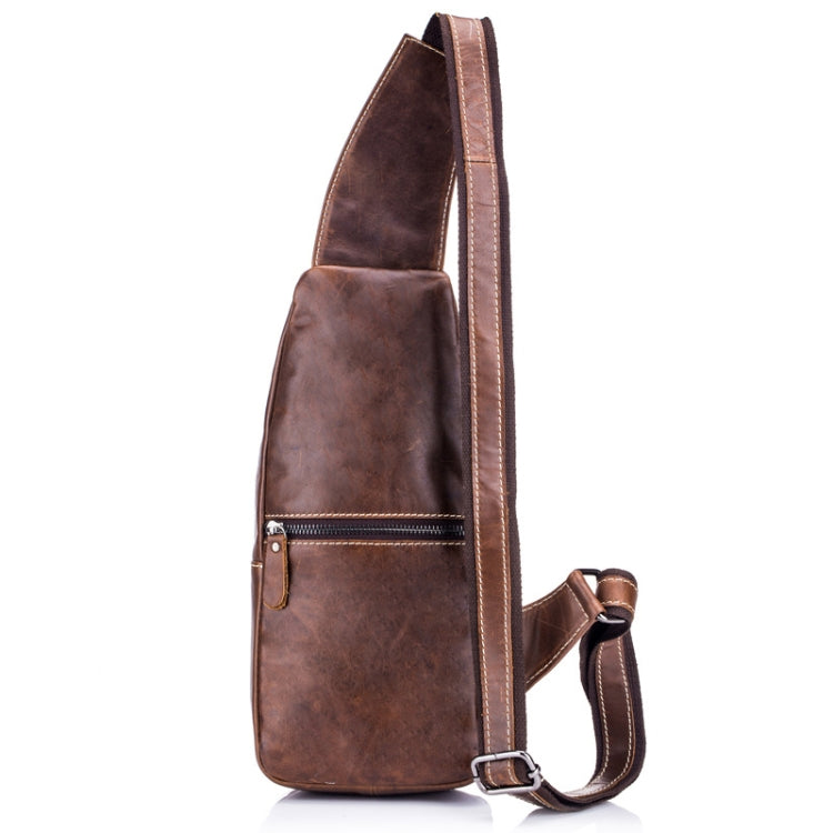 BULL CAPTAIN 019 Retro Men Leather Crossbody Shoulder Bag First-Layer Cowhide Chest Bag, Colour: Gray Brown - Single-shoulder Bags by BULL CAPTAIN | Online Shopping South Africa | PMC Jewellery | Buy Now Pay Later Mobicred