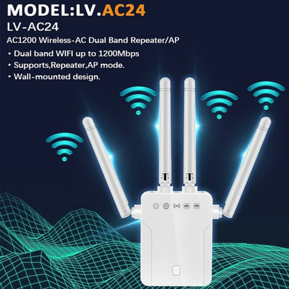M-95B 300M Repeater WiFi Booster Wireless Signal Expansion Amplifier(White - EU Plug) - Broadband Amplifiers by PMC Jewellery | Online Shopping South Africa | PMC Jewellery