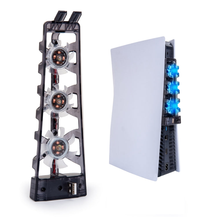 DOBE TP5-1523  The Rear Blu-Ray Fan Host Cooling Fan For PS5(Black) - Others by DOBE | Online Shopping South Africa | PMC TechLife