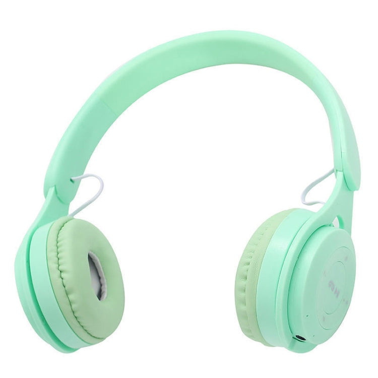 M6 Wireless Bluetooth Headset Folding Gaming Stereo Headset With Mic(Green) - Headset & Headphone by PMC TechLife | Online Shopping South Africa | PMC TechLife