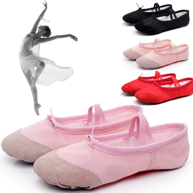 Flats Soft Ballet Shoes Latin Yoga Dance Sport Shoes for Children & Adult(Black) - Yoga Socks & Shoes by PMC Jewellery | Online Shopping South Africa | PMC Jewellery