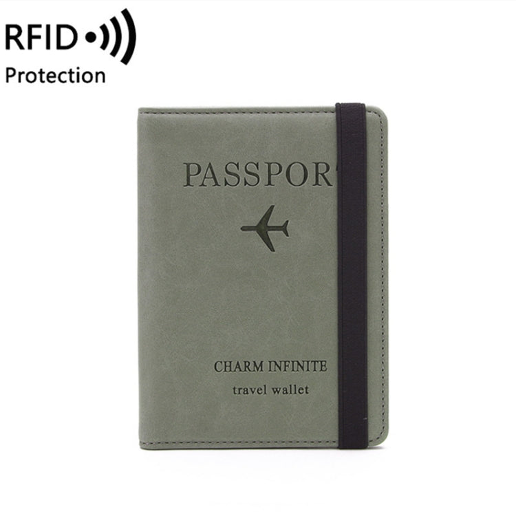 RFID Travel Passport Card Bag Elastic Band Protective Case(Green) - free shipping - PMC TechLife - Order now!