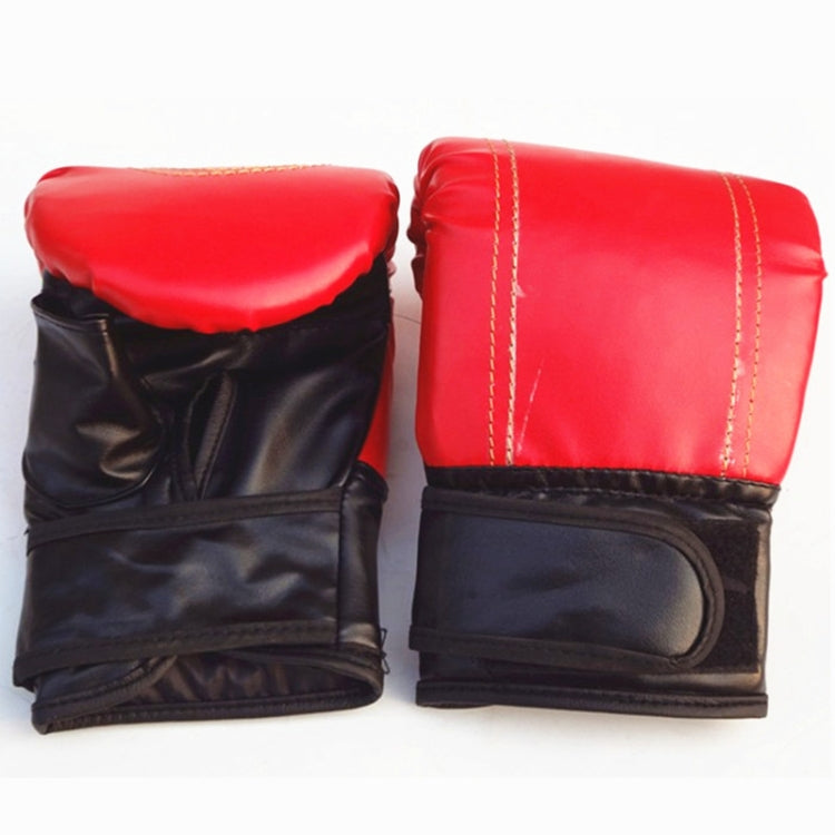 Adult Boxing Gloves Fighting Boxing Punching Half-finger Gloves(Red) - Boxing by PMC Jewellery | Online Shopping South Africa | PMC Jewellery