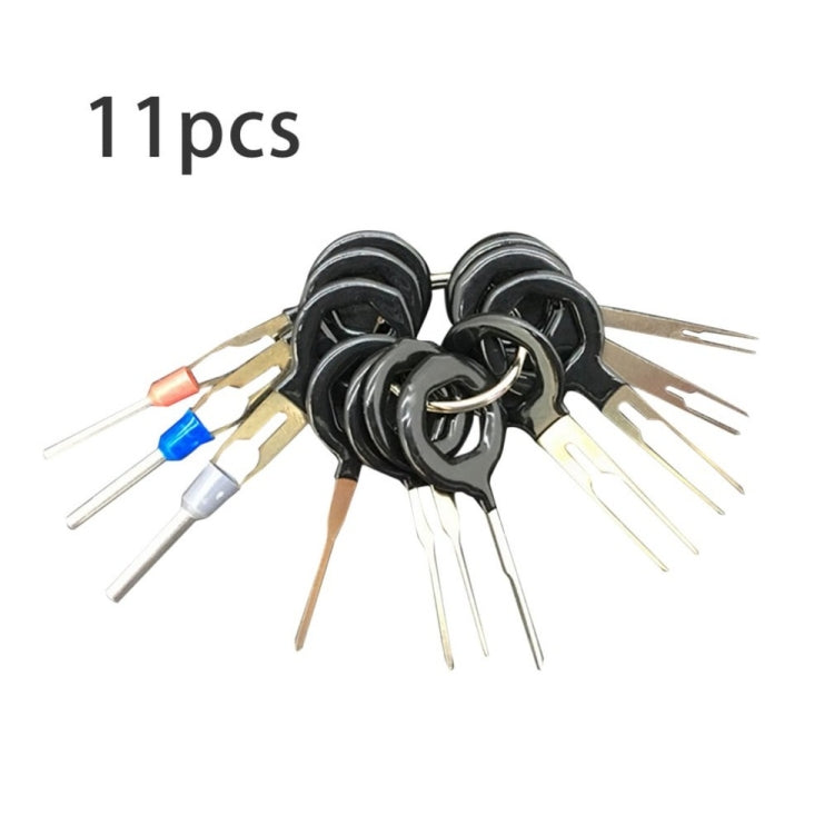 11 PCS Car Extractor Terminal Removal Tool Kit Electrical Wiring Crimp Connector Puller Release Pin Extractor Kit - Hand Tool Sets by PMC TechLife | Online Shopping South Africa | PMC TechLife