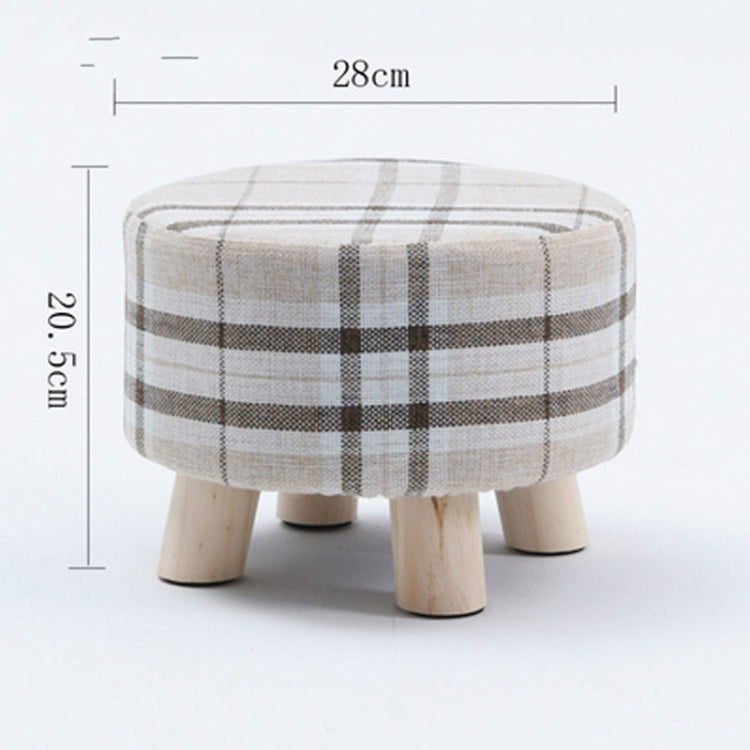 Fashion Creative Small Stool Living Room Home Solid Wood Small Chair(Grey) - Chairs by PMC TechLife | Online Shopping South Africa | PMC TechLife | Buy Now Pay Later Mobicred
