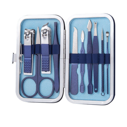 2 Sets 10 In 1 Stainless Steel Nail Clipper Set Nail Art Set Manicure Tools - Nail Clipper by PMC Jewellery | Online Shopping South Africa | PMC Jewellery