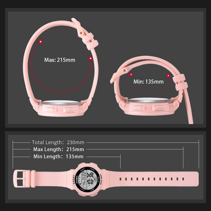 SYNOKE 9109 Student Multifunctional Waterproof Colorful Luminous Electronic Watch(Pink) - Silicone Strap Watches by SYNOKE | Online Shopping South Africa | PMC Jewellery | Buy Now Pay Later Mobicred