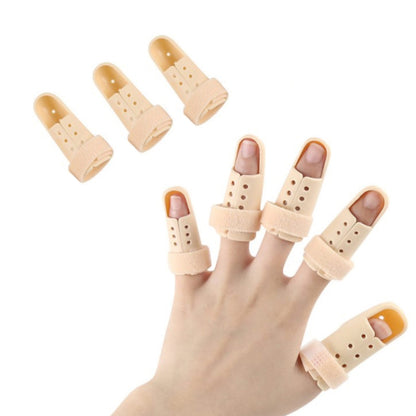 4 PCS Finger Splint Brace Adjustable Finger Support Protector For Fingers Arthritis Joint Finger Injury, Specification: No. 1: 42-48mm(Complexion) - Corrector by PMC Jewellery | Online Shopping South Africa | PMC Jewellery