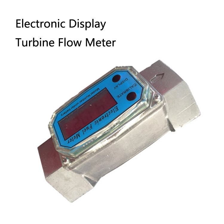 BD-H01 Electronic Display Turbine Flow Meter Metering Diesel Kerosene Methanol Urea Flow Meter Count Flow Meter, Specification: 1.5 Inch - Clocks & Car Meters by PMC TechLife | Online Shopping South Africa | PMC TechLife