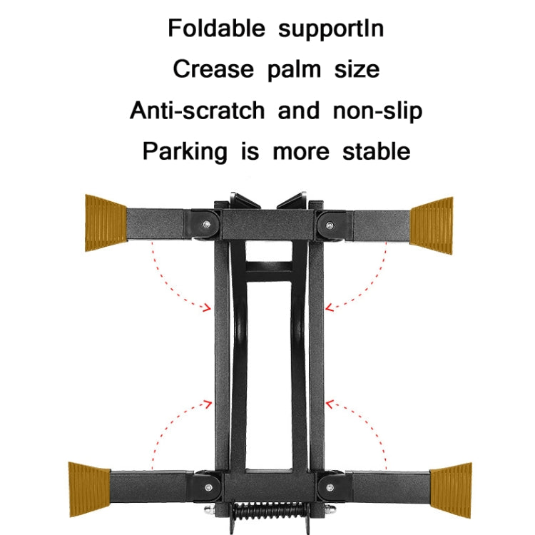 WEST BIKING Portable Bicycle Parking Display Stand(Black) - Holders by WEST BIKING | Online Shopping South Africa | PMC Jewellery | Buy Now Pay Later Mobicred