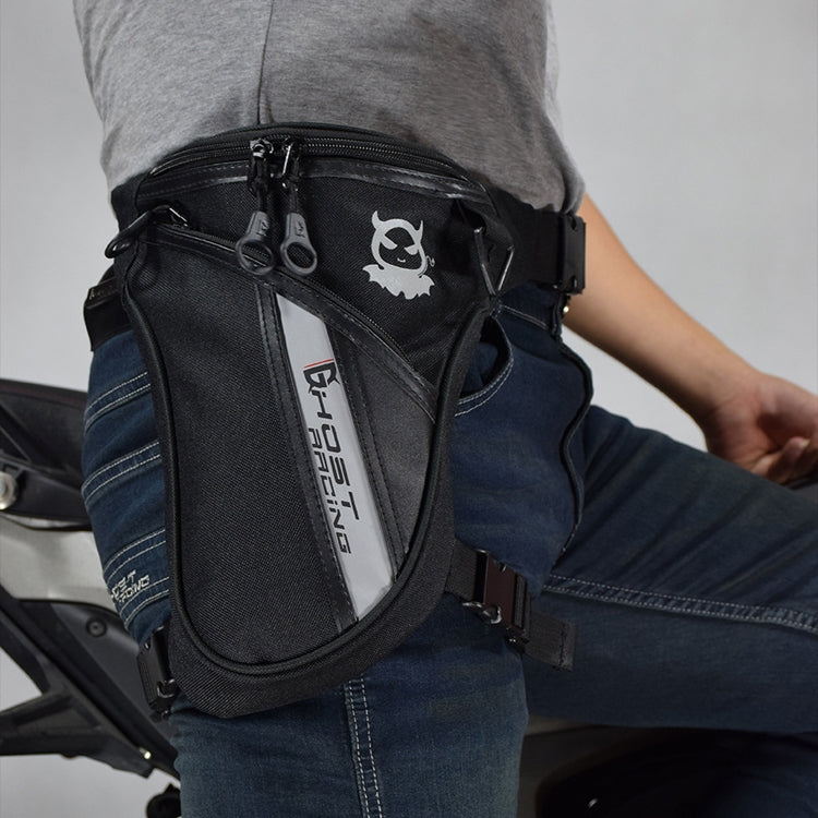 GHOST RACING GR-TB05 Motorcycle Leg Bag Knight Waist Bag Sports Outdoor Bag(Black) - Waist Bags by GHOST RACING | Online Shopping South Africa | PMC Jewellery