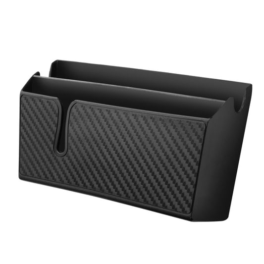 DM-020 Car Sticky Carbon Fiber Storage Bag Car Mobile Phone Storage Box Large - Stowing Tidying by PMC Jewellery | Online Shopping South Africa | PMC Jewellery