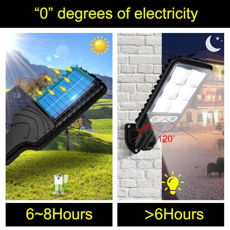 Solar Street Light LED Human Body Induction Garden Light, Spec: 616A-18 LED - LED Street Light by PMC Jewellery | Online Shopping South Africa | PMC Jewellery