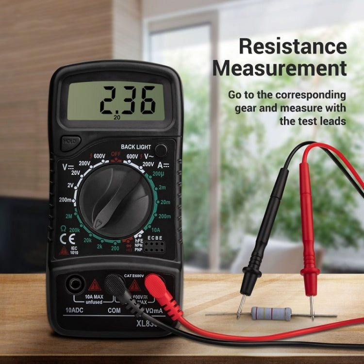 ANENG XL830L Multi-Function Digital Display High-Precision Digital Multimeter, Specification: Bubble Bag Packing(Red) - free shipping - PMC TechLife - Order now!