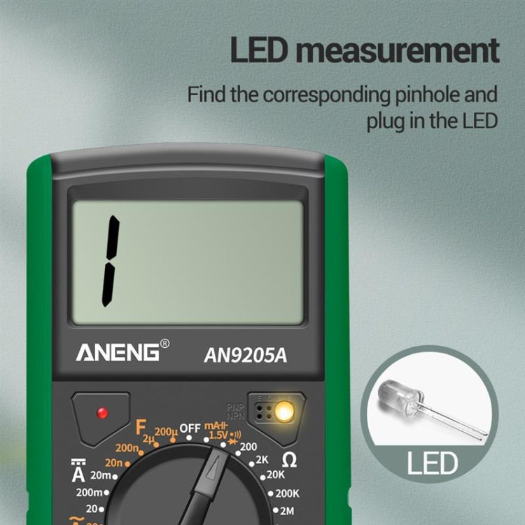 ANENG Automatic High-Precision Intelligent Digital Multimeter, Specification: AN9205A(Blue) - Digital Multimeter by ANENG | Online Shopping South Africa | PMC TechLife | Buy Now Pay Later Mobicred