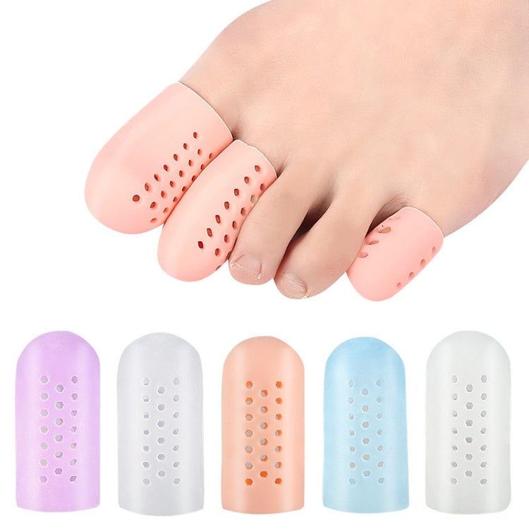 10 Pairs With Hole Toe Set High Heels Anti-Wear Anti-Pain Toe Protective Cover, Size: XS(Bright Skin) - Corrector by PMC Jewellery | Online Shopping South Africa | PMC Jewellery