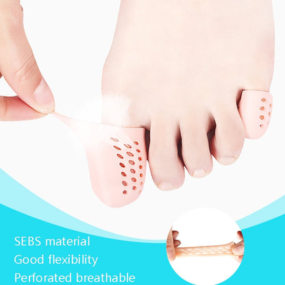 10 Pairs With Hole Toe Set High Heels Anti-Wear Anti-Pain Toe Protective Cover, Size: S(Transparent) - Corrector by PMC Jewellery | Online Shopping South Africa | PMC Jewellery