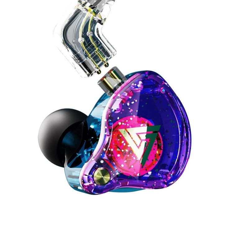 QKZ AK6 PRO HiFi Subwoofer In-Ear Wired Headphones with Mic(Colorful) - In Ear Wired Earphone by QKZ | Online Shopping South Africa | PMC Jewellery