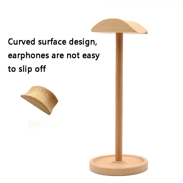 AM-EJZJ001 Desktop Solid Wood Headset Display Stand, Style: E - Anti-lost & Holder by PMC TechLife | Online Shopping South Africa | PMC TechLife