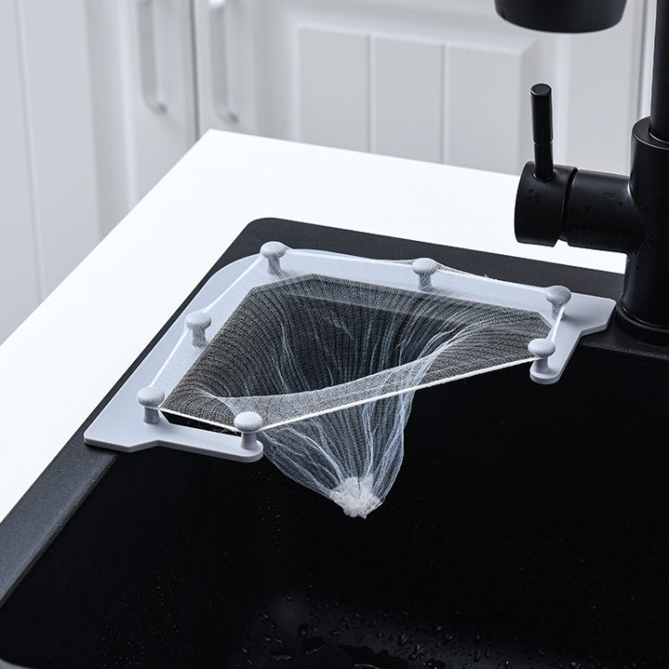 VIB-888 Kitchen Sink Triangle Hanging Net Drain Rack(Gray) - Filters by PMC Jewellery | Online Shopping South Africa | PMC Jewellery