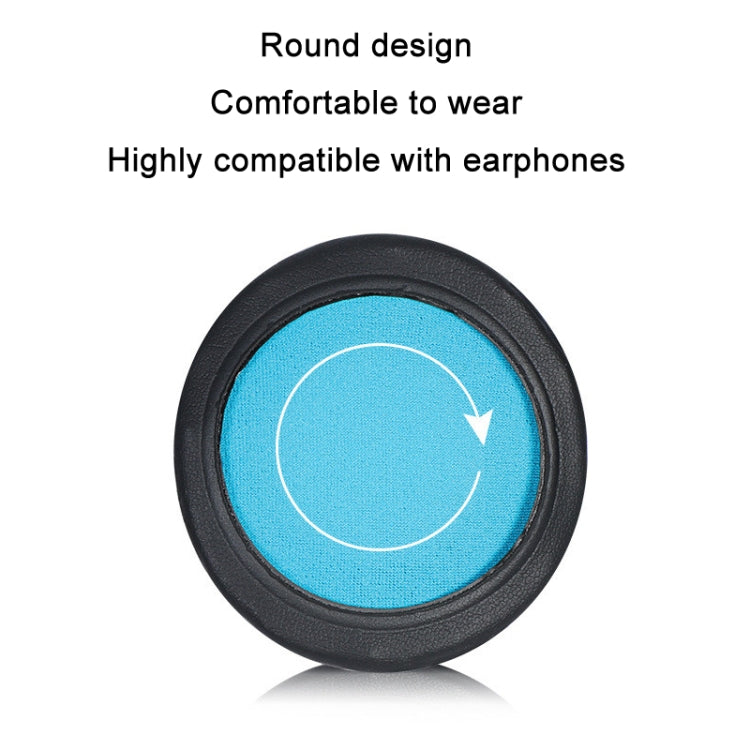 1 Pair Headset Sponge Earmuffs for Audio-Technica ATH-S200BT(Black+Blue) - Earmuff & Pad by PMC TechLife | Online Shopping South Africa | PMC TechLife