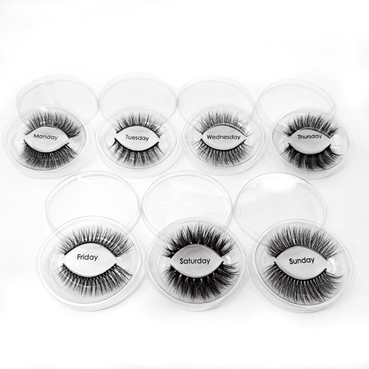 ShidiShangpin 3D Mink False Eyelashes Natural Three-Dimensional 7 Pairs Of Eyelashes Set(Mixed Pack) - Eyes by PMC Jewellery | Online Shopping South Africa | PMC Jewellery