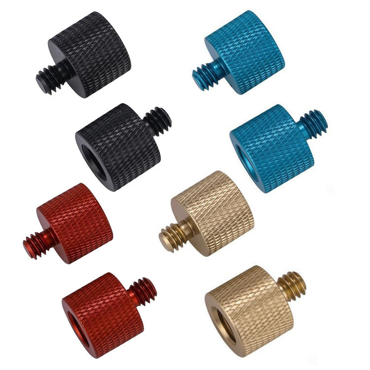 10 PCS Screw Adapter 3/8 Female to 1/4 Male  Screw(Red) -  by PMC TechLife | Online Shopping South Africa | PMC TechLife