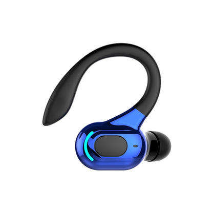 F8 Bluetooth 5.1 Ear-Mounted Stereo Wireless Sports Earphone(Black+Blue) - Bluetooth Earphone by PMC Jewellery | Online Shopping South Africa | PMC Jewellery