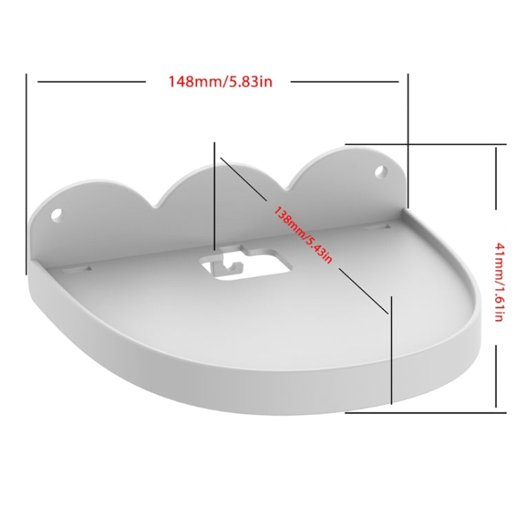2 PCS Wall Mount For Amazon Echo Dot 4(Black) - Speaker Bracket by PMC TechLife | Online Shopping South Africa | PMC TechLife