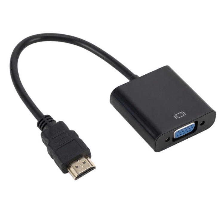 ZHQ008 HD HDMI To VGA Converter with Audio(Black) - Converter by PMC TechLife | Online Shopping South Africa | PMC TechLife