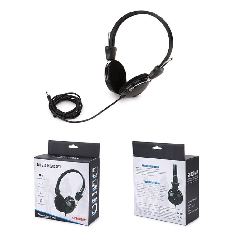 Soyto SY808MV Online Class Office Computer Headset, Cable Length: 1.6m, Color: Black 3.5mm - Multimedia Headset by Soyto | Online Shopping South Africa | PMC Jewellery