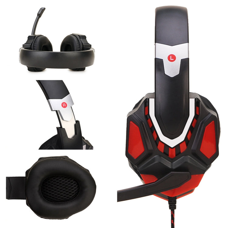 Soyto G10 Gaming Computer Headset For PC (Black Red) - Multimedia Headset by Soyto | Online Shopping South Africa | PMC Jewellery