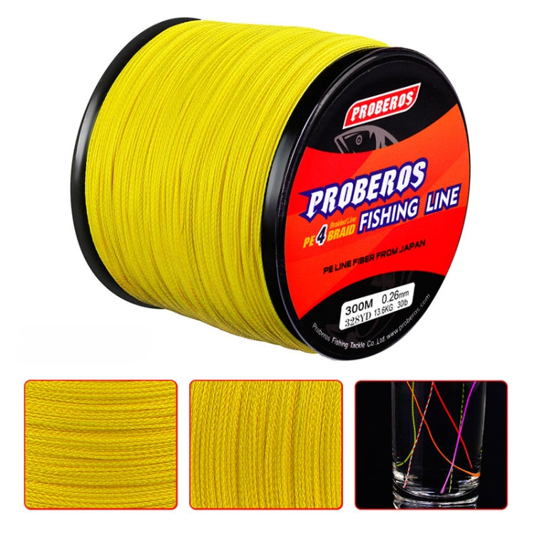 PROBEROS 4 Edited 300M Fish Line, Line number: 2.0 / 25LB(Grey) - Fishing Lines & Ropes by PROBEROS | Online Shopping South Africa | PMC TechLife | Buy Now Pay Later Mobicred