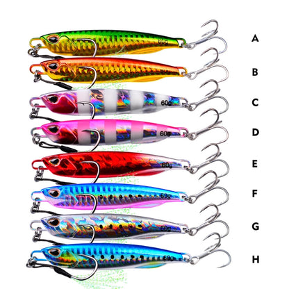 3 PCS PROBEROS LF103 Simulation Metal Sea Fishing Bait, Specification: 10g(H With Hook) - Fishing Lures by PROBEROS | Online Shopping South Africa | PMC Jewellery