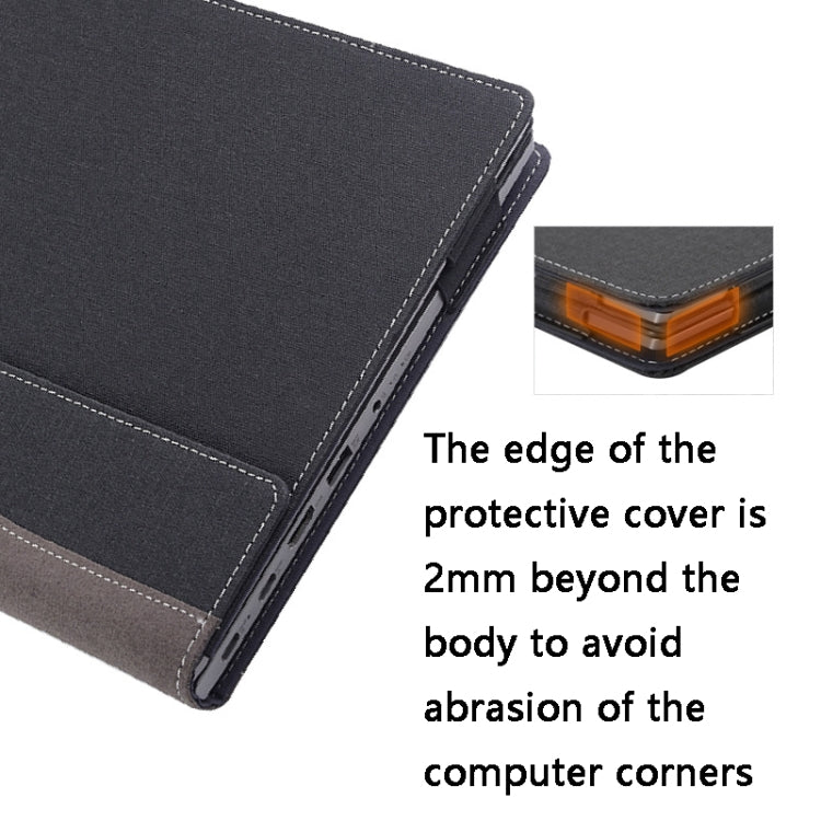 Laptop Leather Anti-Fall Protective Case For HP Envy X360 13-Ag Ar(Dark Gray) - 13.3 inch by PMC Jewellery | Online Shopping South Africa | PMC Jewellery
