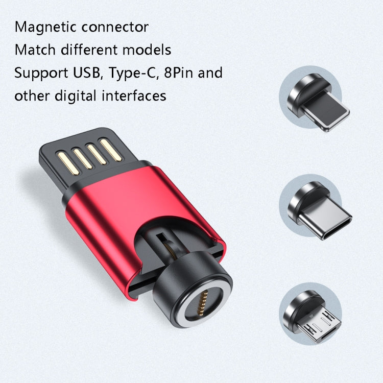 USB Portable Magnetic Adapter, Random Colors Delivery, Model: Data Function(3 in 1) - Charging Cable & Head by PMC TechLife | Online Shopping South Africa | PMC TechLife